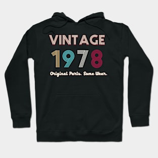 Vintage 1978 Original Parts. Some Ware Hoodie